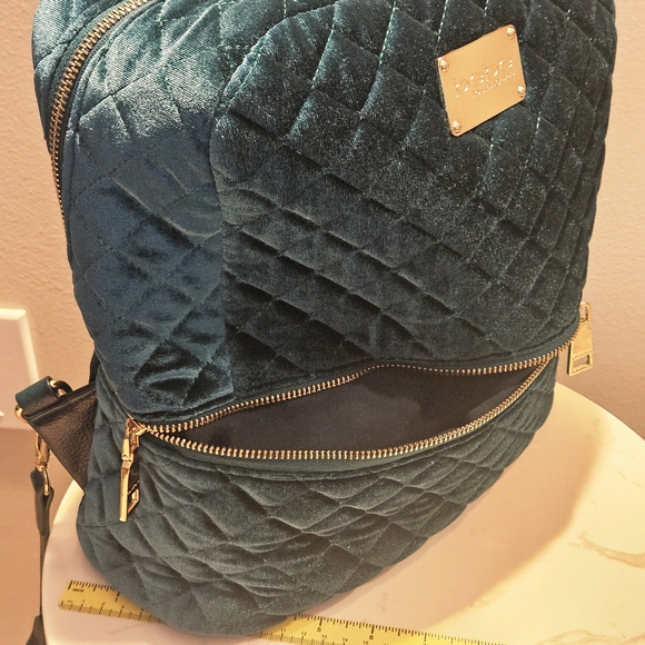 Bebe Blue Quilted Backpack - Picture 11 of 14